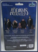 Grandma, Wednesday, and (Okay) Thing from 5 Points - Addams Family manufactured by Mezco [Back]