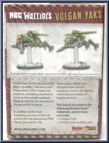 Volgan Yaks from ABC Warriors - Basic Series manufactured by Warlord Games [Back]