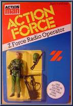 Radio Operator from Action Force - Z Force manufactured by Palitoy [Front]