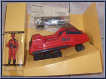Shadowtrak with Red Vulture from Action Force - Red Shadows Accessories manufactured by Palitoy [mondocane's Collection]