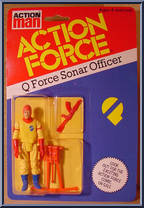 Sonar Officer from Action Force - Q Force manufactured by Palitoy [Front]