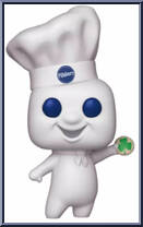 Pillsbury Doughboy (Shamrock Cookie) from Ad Icons - Pop! Vinyl Figures manufactured by Funko [Loose]