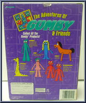 Coin Bank (with Gumby & Pokey) from Adventures of Gumby and Friends - Accessories manufactured by Trendmasters [Back]