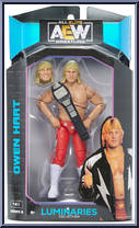 Owen Hart (Red Pants) (Luminaries) from AEW - Unmatched - Series  6 manufactured by Jazwares [Front]