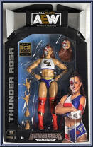 Thunder Rosa (Red / White / Blue) (Chase) from AEW - Unmatched - Series  7 manufactured by Jazwares [Front]