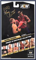 Marq Quen from AEW - Unrivaled - Series 12 manufactured by Jazwares [Back]