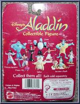 Genie (No Shirt) from Aladdin - Collectible Figures manufactured by Mattel [Back]
