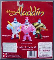 Genie (Frenchmen) from Aladdin - Basic Series manufactured by Mattel [Back]