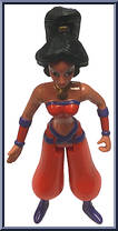 Jasmine (with Lago) from Aladdin - TV Series - Basic Series manufactured by Mattel [Loose]