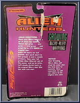 Brown Alien from Alien Hunters - Growing Micro manufactured by Trendmasters [Back]