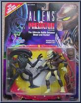 Warrior Alien vs. Renegade Predator from Aliens - Series 2 manufactured by Kenner [Front]
