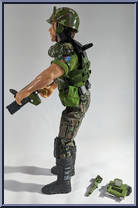 Corporal Hicks vs Alien from Aliens - Large Figures manufactured by Kenner [Loose]