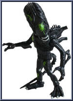 Xenomorph (Black Battle Damage) from Aliens - Basic Series manufactured by Loyal Subjects [Loose]