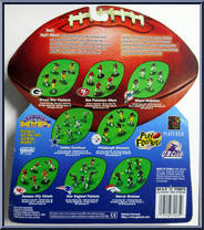Kansas City Chiefs from All-Star MVPs - Football manufactured by Galoob [Back]