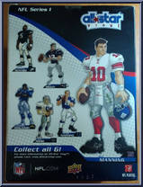 Eli Manning from All-Star Vinyl - NFL manufactured by Upper Deck [Back]