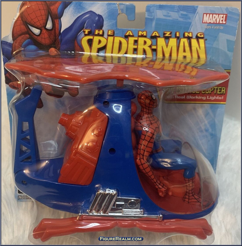 Sky Patrol Copter - Amazing Spider-Man - Bump & Go - Toy Biz Action Figure