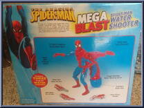 Spider-Man (Water Shooter) from Amazing Spider-Man - Mega Blast manufactured by Toy Biz [Back]