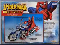 Web Cycle (Chopper) from Amazing Spider-Man - Vehicles manufactured by Toy Biz [Back]