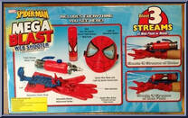 Web Shooter / Spider-Sense Mask from Amazing Spider-Man - Mega Blast manufactured by Toy Biz [Back]