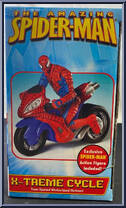 X-Treme Cycle from Amazing Spider-Man - Vehicles manufactured by Toy Biz [Back]
