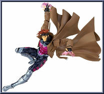 Gambit from Amazing Yamaguchi Revoltech - Marvel manufactured by Kaiyodo [Loose]