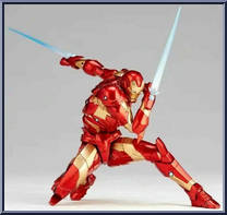 Iron Man from Amazing Yamaguchi Revoltech - Marvel manufactured by Kaiyodo [Loose]