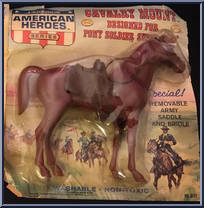 Cavalry Mount (Brown Saddle) from American Heroes - Super-Flex manufactured by Lakeside Toys [Front]