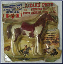 Indian Pony (Brown / White) from American Heroes - Super-Flex manufactured by Lakeside Toys [Front]