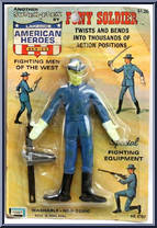Pony Soldier (Pistol) from American Heroes - Super-Flex manufactured by Lakeside Toys [Front]