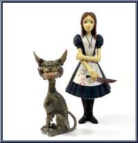 Alice (Small eyes) & Chesire Cat  from American McGee's Alice - Series 1 manufactured by Milo's Workshop [Loose]