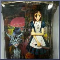 Alice (Anime face) & Chesire Cat (Grey) from American McGee's Alice - Series 2 manufactured by Milo's Workshop [Front]