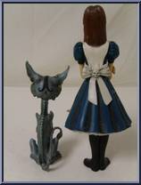 Alice (Anime face) & Chesire Cat (Grey) from American McGee's Alice - Series 2 manufactured by Milo's Workshop [Loose]