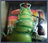 Caterpillar (Flatter green, Striped tail) from American McGee's Alice - Series 1 manufactured by Milo's Workshop [Front]