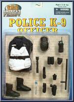 Police K-9 Officer from America's Finest - Uniform Sets manufactured by 21st Century Toys [Front]