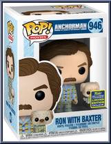 Ron with Baxter from Anchorman - Pop! Vinyl Figures manufactured by Funko [Front]