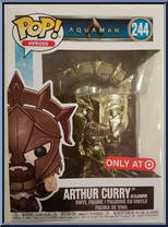 Arthur Curry (Gladiator) (Gold Chrome) from Aquaman - Pop! Vinyl Figures manufactured by Funko [Front]