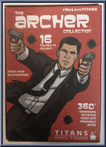 Sterling Archer (Stealth Mode) from Archer - Blind Boxed manufactured by Titan Merchandise [Back]