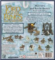 Legolas & Gimli on Horseback from Armies of Middle Earth - Warriors and Battle Beasts - Wave 6 manufactured by Play Along [Back]