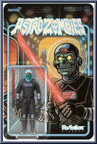 Astro Zombie (Black / Silver) from Astro Zombies - ReAction Figures manufactured by Super7 [Front]