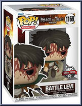 Battle Levi (Bloody) from Attack on Titan - Pop! Vinyl Figures manufactured by Funko [Front]