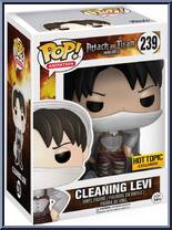Cleaning Levi from Attack on Titan - Pop! Vinyl Figures manufactured by Funko [Front]