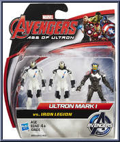 Ultron Mark I Vs Iron Legion from Avengers - Age of Ultron - 2.5" 3 Packs manufactured by Hasbro [Front]