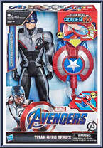 Captain America from Avengers - Endgame - Titan Hero Series manufactured by Hasbro [Front]
