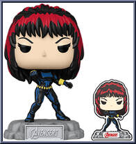 Black Widow (With Pin) Action Figure