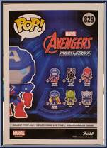 Captain America (Glows in the Dark) from Avengers - Avengers MechStrike Pop! manufactured by Funko [Back]