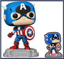 Captain America (With Pin) Action Figure