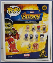 Hulk (Busting Out of Hulkbuster) from Avengers - Avengers Infinity War Pop! manufactured by Funko [Back]