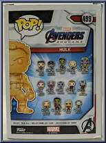 Hulk (Gauntlet) (Orange Chrome) from Avengers - Avengers Endgame Pop! manufactured by Funko [Back]