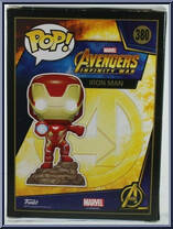 Iron Man (Mark L) (Lights Up) from Avengers - Avengers Infinity War Pop! manufactured by Funko [Back]