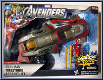 Firestrike Assault Jet (with Iron Man) from Avengers - Comic Series manufactured by Hasbro [Front]